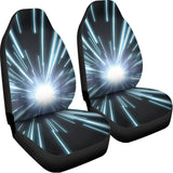 Blue Lightspeed Print Universal Fit Car Seat Covers 102422