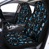 Blue Native Dream Catcher Pattern Print Universal Fit Car Seat Covers 102422