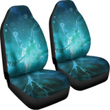 Blue Neurons In The Brain Print Universal Fit Car Seat Covers 102422