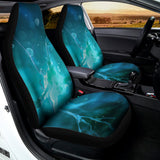 Blue Neurons In The Brain Print Universal Fit Car Seat Covers 102422