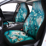 Blue Ocean Acid Melt Print Universal Fit Car Seat Covers 102422