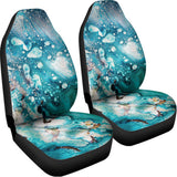 Blue Ocean Acid Melt Print Universal Fit Car Seat Covers 102422