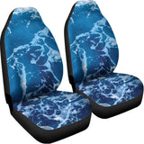 Blue Ocean Print Universal Fit Car Seat Covers 102422