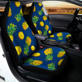 Blue Pineapple Pattern Print Universal Fit Car Seat Covers 102422