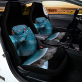Blue Pit Viper Snake Print Universal Fit Car Seat Covers 102422