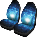 Blue Plasma Energy Print Universal Fit Car Seat Covers 102422