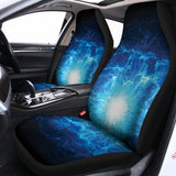 Blue Plasma Energy Print Universal Fit Car Seat Covers 102422