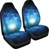 Blue Plasma Energy Print Universal Fit Car Seat Covers 102422