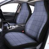 Blue Prince of Wales Check Print Universal Fit Car Seat Covers 102422