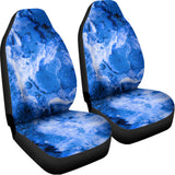 Blue Sapphire Marble Print Universal Fit Car Seat Covers 102422