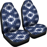 Blue Shibori Print Universal Fit Car Seat Covers 102422