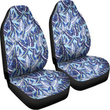 Blue Spring Butterfly Pattern Print Universal Fit Car Seat Covers 102422
