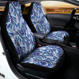 Blue Spring Butterfly Pattern Print Universal Fit Car Seat Covers 102422
