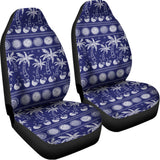 Blue Summer Coconut Pattern Print Universal Fit Car Seat Covers 102422