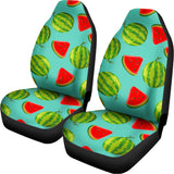 Blue Summer Watermelon Pattern Print Universal Fit Car Seat Covers 102422