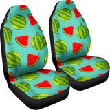 Blue Summer Watermelon Pattern Print Universal Fit Car Seat Covers 102422