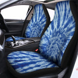 Blue Tie Dye Print Universal Fit Car Seat Covers 102422