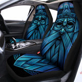 Blue Viking Norse God Odin Print Universal Fit Car Seat Covers 102422