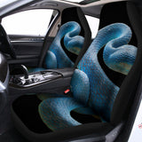 Blue Viper Snake Print Universal Fit Car Seat Covers 102422