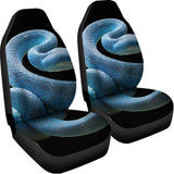 Blue Viper Snake Print Universal Fit Car Seat Covers 102422