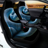 Blue Viper Snake Print Universal Fit Car Seat Covers 102422