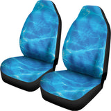 Blue Water Surface Print Universal Fit Car Seat Covers 102422