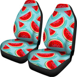 Blue Watermelon Pieces Pattern Print Universal Fit Car Seat Covers 102422