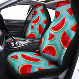 Blue Watermelon Pieces Pattern Print Universal Fit Car Seat Covers 102422