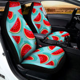 Blue Watermelon Pieces Pattern Print Universal Fit Car Seat Covers 102422