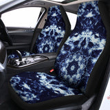 Blue Winter Mandala Print Universal Fit Car Seat Covers 102422
