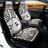 Bohemian Celestial Sun And Moon Print Universal Fit Car Seat Covers 102422