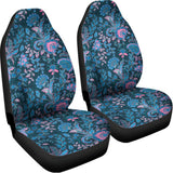 Bohemian Denim Jeans Pattern Print Universal Fit Car Seat Covers 102422