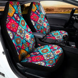 Bohemian Indian Mandala Patchwork Print Universal Fit Car Seat Covers 102422