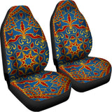 Bohemian Indian Mandala Pattern Print Universal Fit Car Seat Covers 102422