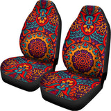 Bohemian Native Mandala Pattern Print Universal Fit Car Seat Covers 102422