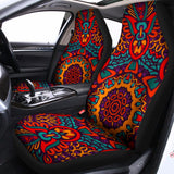 Bohemian Native Mandala Pattern Print Universal Fit Car Seat Covers 102422