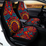 Bohemian Native Mandala Pattern Print Universal Fit Car Seat Covers 102422