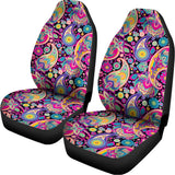 Bohemian Paisley Pattern Print Universal Fit Car Seat Covers 102422