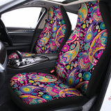 Bohemian Paisley Pattern Print Universal Fit Car Seat Covers 102422