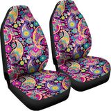 Bohemian Paisley Pattern Print Universal Fit Car Seat Covers 102422