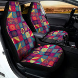 Bohemian Patchwork Pattern Print Universal Fit Car Seat Covers 102422