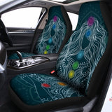 Bohemian Seven Chakras Print Universal Fit Car Seat Covers 102422