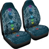 Bohemian Seven Chakras Print Universal Fit Car Seat Covers 102422