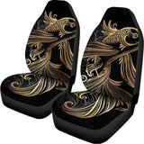 Bohemian Spiritual Fish Print Universal Fit Car Seat Covers 102422
