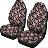 Boho Deer Skull Pattern Print Universal Fit Car Seat Covers 102422