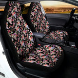 Boho Deer Skull Pattern Print Universal Fit Car Seat Covers 102422