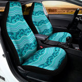 Boho Dolphin Pattern Print Universal Fit Car Seat Covers 102422