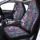 Boho Feather Pattern Print Universal Fit Car Seat Covers 102422
