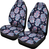 Boho Hamsa Pattern Print Universal Fit Car Seat Covers 102422
