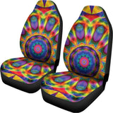 Boho Kaleidoscope Print Universal Fit Car Seat Covers 102422